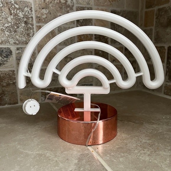 Rainbow Light. 9”x7” Use 3 AA batteries. On/Off switch. NWT Plastic,Liteweight - Picture 3 of 6